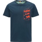 JACK WOLFSKIN Kinder Shirt VILLI T K, Größe 104 in Blau