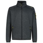 CMP - Jacket Jacquard Knitted 3H60747N - Fleecejacke Gr 50 grau