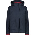 CMP Zip   Damen  Doppeljacke blau Größe XS Trekking  Winddicht Wasserabweisend