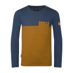 Trollkids - Kid's Bergen Longsleeve - Longsleeve Gr 164 blau/braun