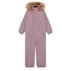 Color Kids - Kid's Coverall with Fake Fur 742845 - Overall Gr 98 rosa
