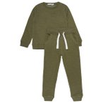 Minymo - Kid's Sweat Set - Bekleidungsset Gr 122 oliv