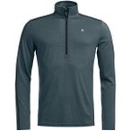 ORTOVOX Herren Unterhemd 185 ROCK'n'WOOL ZIP NECK M, Größe L in Blau