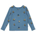 Finkid - Kid's Juhannus Sun - Longsleeve Gr 80/90 blau