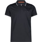 CMP Piquet Polo  Herren  T-Shirts schwarz Größe S Lifestyle  Atmungsaktiv