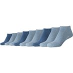 CAMANO Herren Socken Online ca-soft Sneaker 9p, Größe 43-46 in Blau