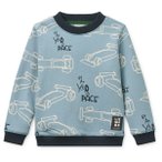 LIEWOOD - Kid's Ridley Printed Sweatshirt - Pullover Gr 74/80 grau/türkis