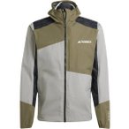 ADIDAS Herren Funktionsjacke TERREX Xperior Hybrid RAIN.RDY, Größe XXL in Grau