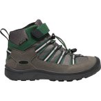KEEN Kinder Trekkingstiefel HIKEPORT 2 SPORT MID WP Y-MAGNET/GREENER, Größe 37