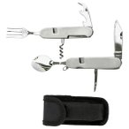 Origin Outdoors - Biwak Survival Besteck - Besteck-Set grau/schwarz