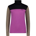 Mons Royale Yotei Merino High Neck  Damen  Langarm Unterhemden lila Größe M   
