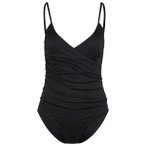 DEDICATED - Women's Wrap Swimsuit Klinte - Badeanzug Gr XS schwarz