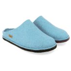 Haflinger - Soft - Hüttenschuhe 43 blau