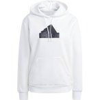 ADIDAS Damen Kapuzensweat Future Icons Badge of Sport Bomber, Größe M in Weiß