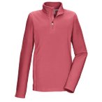 killtec - Girl's Ksw 138 Fleece Shirt - Fleecepullover Gr 116 rot