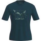 Salewa Eagle Geometric  Herren  T-Shirts blau Größe S Trekking  Hautfreundlich