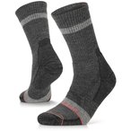 Lorpen Merino Hike Midweight Crew  Damen  Wandersocken grau Größe 38  Camping 