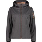 CMP Light Melange Softshell  Damen  Softshelljacke grau Größe XXS Trekking  Wa