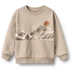 WHEAT - Kid's Sweatshirt L/S Ellis Print - Pullover Gr 92 beige