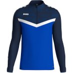 JAKO Kinder Pullover Ziptop Iconic, Größe 140 in Blau