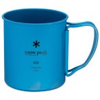 Snow Peak - Titanium Single Wall 450 Mug - Becher Gr One Size blau
