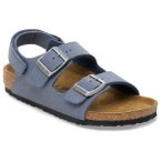 Birkenstock - Kid's Milano AS Birkibuc - Sandalen 24 - Narrow grau
