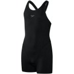 SPEEDO Kinder Schwimmanzug ECO END+ LSUT JF BLACK, Größe 128 in Schwarz