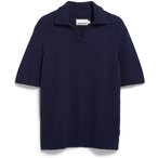Armedangels Boucle Knit Polo  Herren  T-Shirts blau Größe M Lifestyle  Hautfre