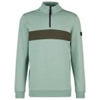 Stoic - MerinoFleece335 MMXX. Lulea II Half Zip - Merinopullover Gr S türkis