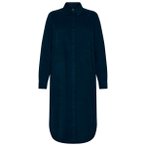 KnowledgeCotton Apparel - Women's Corduroy Mid Len. 26 Wales - Kleid Gr XXL blau