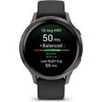 Garmin Venu 4 – 41 mm Schwarz/Schiefergrau Sportuhr Unisex ( Schwarz one size 