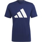ADIDAS Herren Shirt Train Essentials Feelready Logo Training, Größe S in Blau