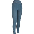 LaMunt Alice Cashmere Tights Damen  Lange Unterhose blau Größe XS   Hautfreund