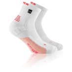 Rohner - Run Pro Quarter L/R - Laufsocken 39-41 weiß/grau