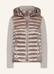 Wellensteyn Steppjacke Italy Combi Italco Im Materialmix Mit Abnehmbarer Kapuze 