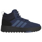 adidas - Junior's Hoops 4.0 Mid - Winterschuhe 35,5 blau/schwarz