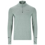 ENDURANCE - Tune V2 Melange Midlayer - Laufshirt Gr S grau/türkis