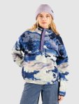 Columbia Helvetia II Printed Cropped Half Snap Half-Zip Fleece Pullover nocturna