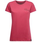 La Sportiva Women's Climb Flower T-Shirt, M, rosebay