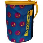 La Sportiva Climbing on the Moon Chalk Bag, turchese/giallo