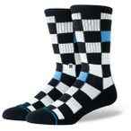 Stance - Chef Check Crew - Multifunktionssocken 38-42 schwarz