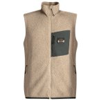 Lundhags - Flok Wool Pile Vest - Wollweste Gr L beige