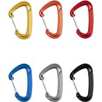LACD Wire Evo Karabiner 6er Pack  Karabiner mehrfarbig Größe One Size Alpinkle