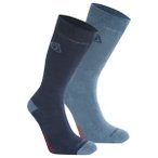 Craghoppers - Nosilife Travel Twin Pack Socks - Wandersocken 36-38 blau