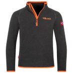 Trollkids - Kid's Nordland Half Zip - Fleecepullover Gr 116 schwarz