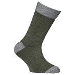 Alpacasocks&Co - Kid's Merino - Merinosocken 23-26 oliv/grau