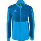 ERIMA Damen Six Wings Präsentationsjacke, Größe 34 in Blau