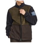Revolution - Blocked Teddy Jacket - Fleecejacke Gr L schwarz