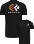 Black Diamond - Bio-Baumwoll-T-Shirt – Herren – Faded SS - M Faded SS Tee Bl