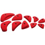 Ocun Holds 4 Edges Klettergriff Set  Klettergriffe rot Größe One Size Training